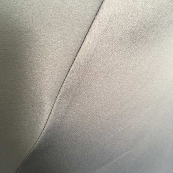 Misguided button down pussy bow satin dress - Picture 6 of 13